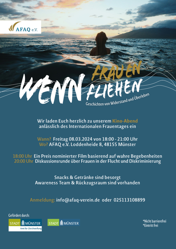 Wenn Frauen fliehen Geschichten von Widerstand und Überleben Frauentag 2024 728x1030