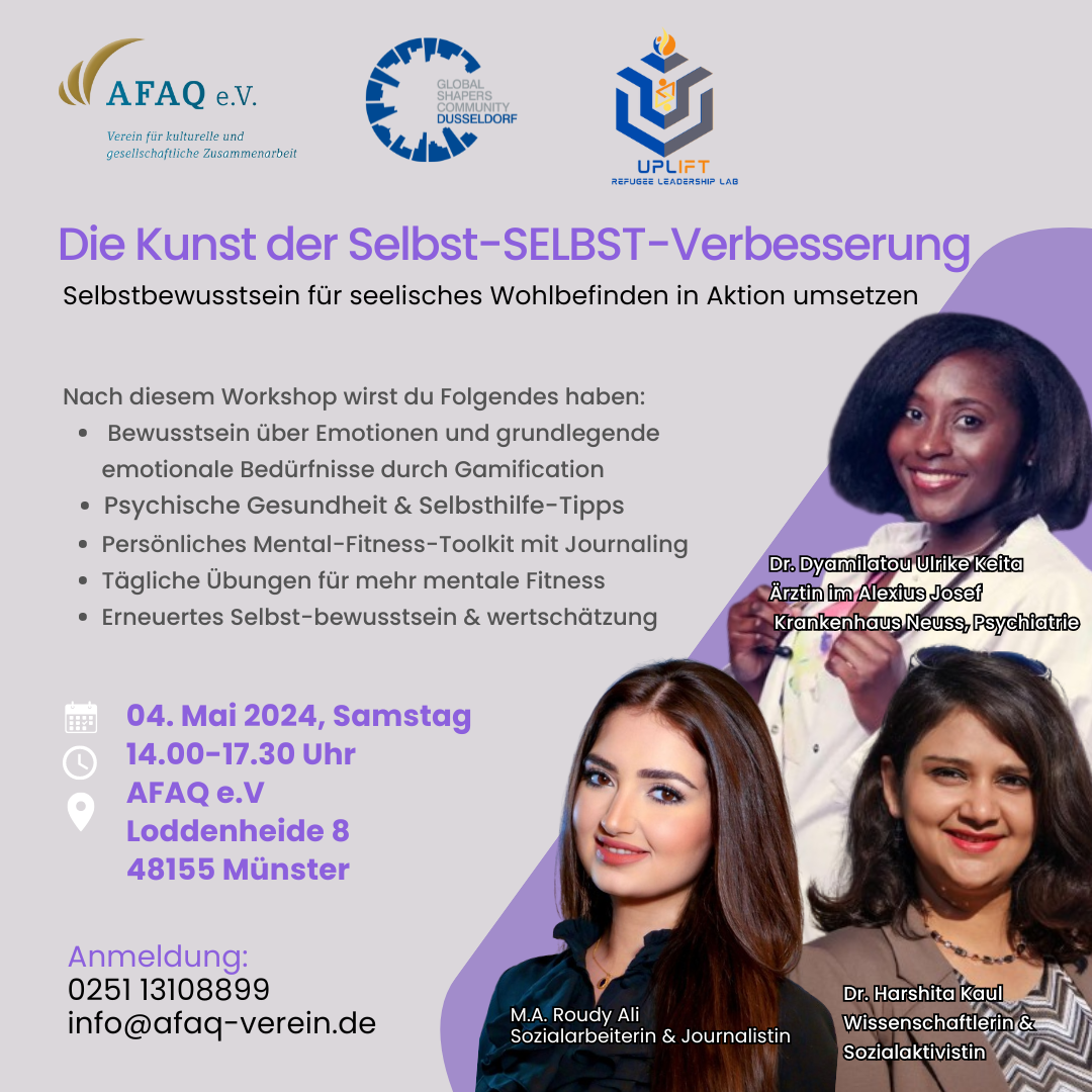 Workshop “die Kraft der Selbst-SELBST-Verbesserung” in drei Sprachen