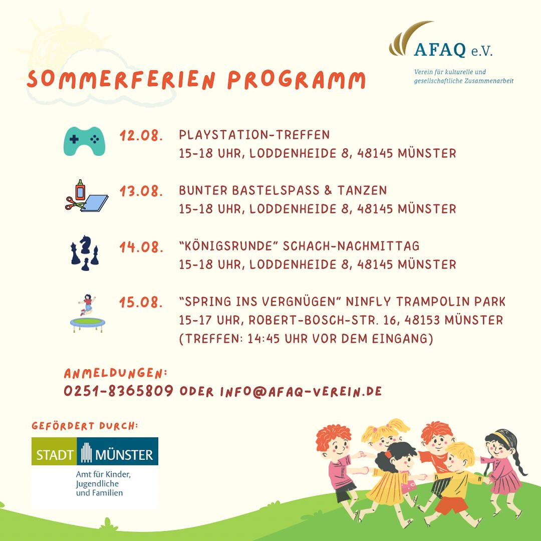 Sommerferienprogramm für Kinder 2024