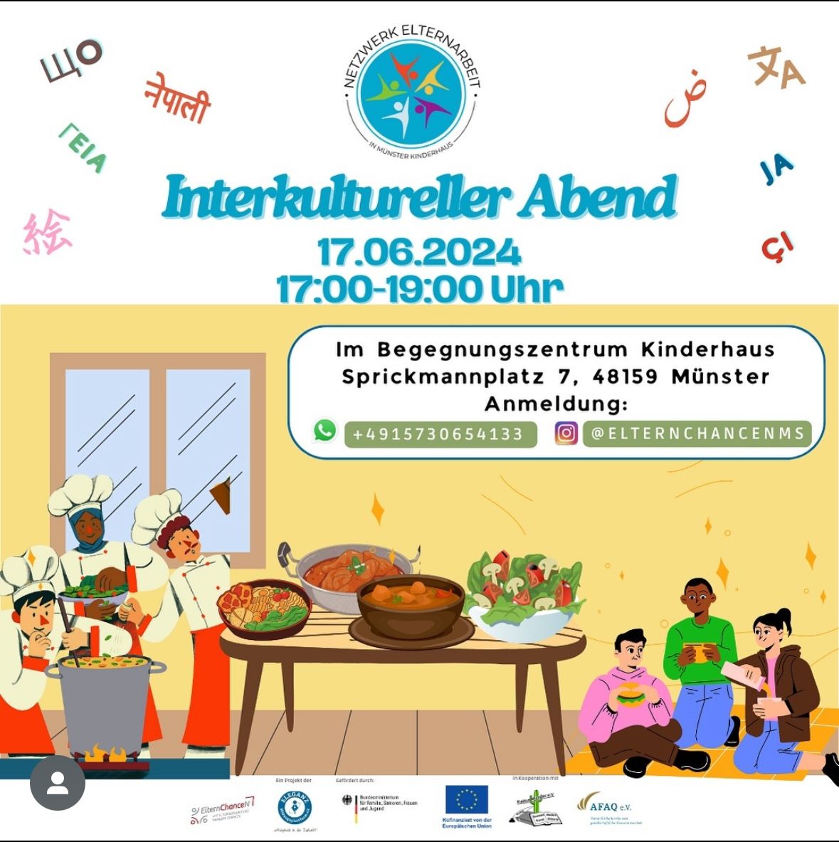 Interkultureller Abend – Projekt Netzwerk Elternarbeit