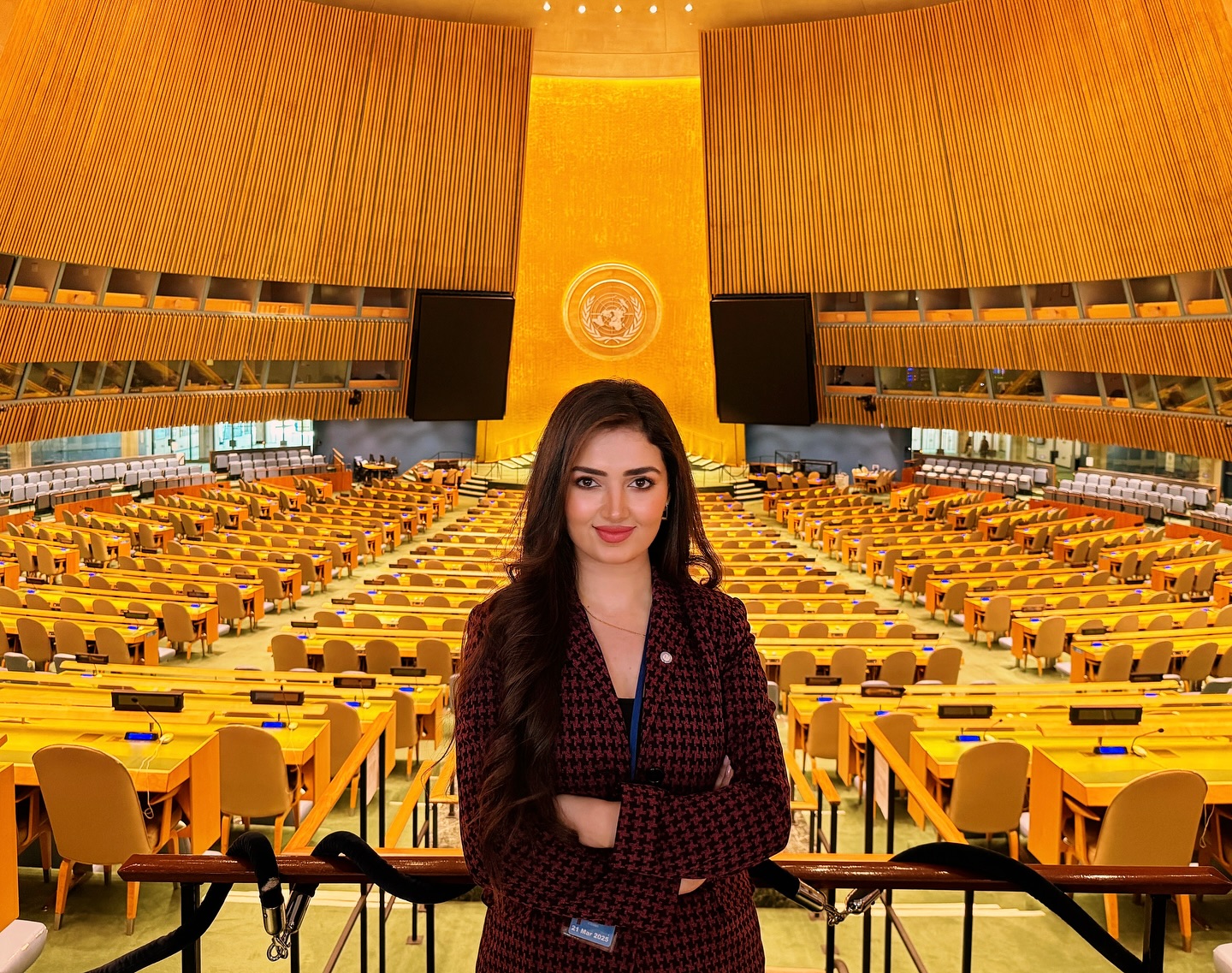 AFAQ-Mitglied Roudy Ali bei der CSW69 im UN-Hauptquartier in New York