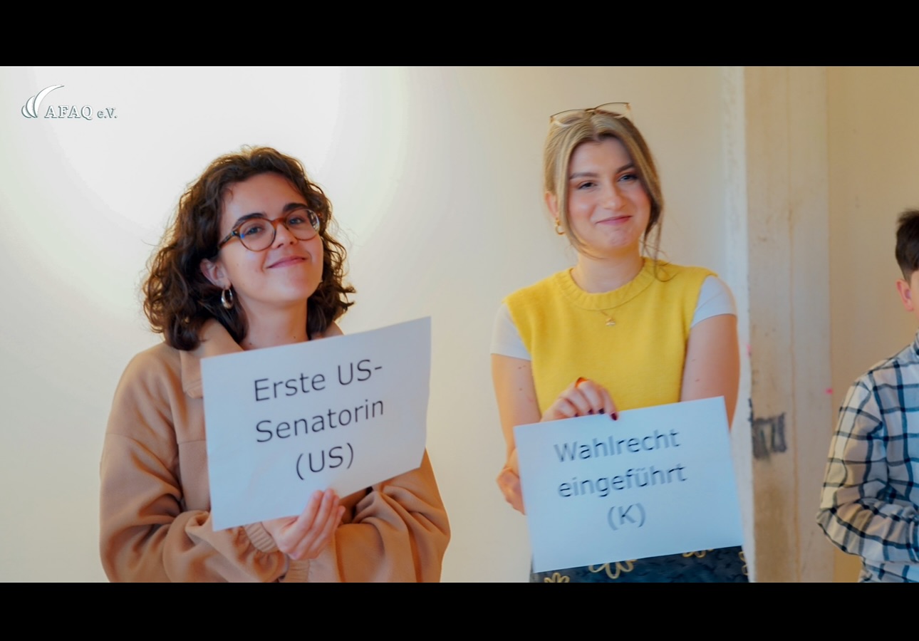 „Starke Stimmen für Frauenrechte: Eine globale Perspektive aus Deutschland, Kolumbien, Tunesien, USA“ 489436605_18461283460077315_6923580713235078498_n