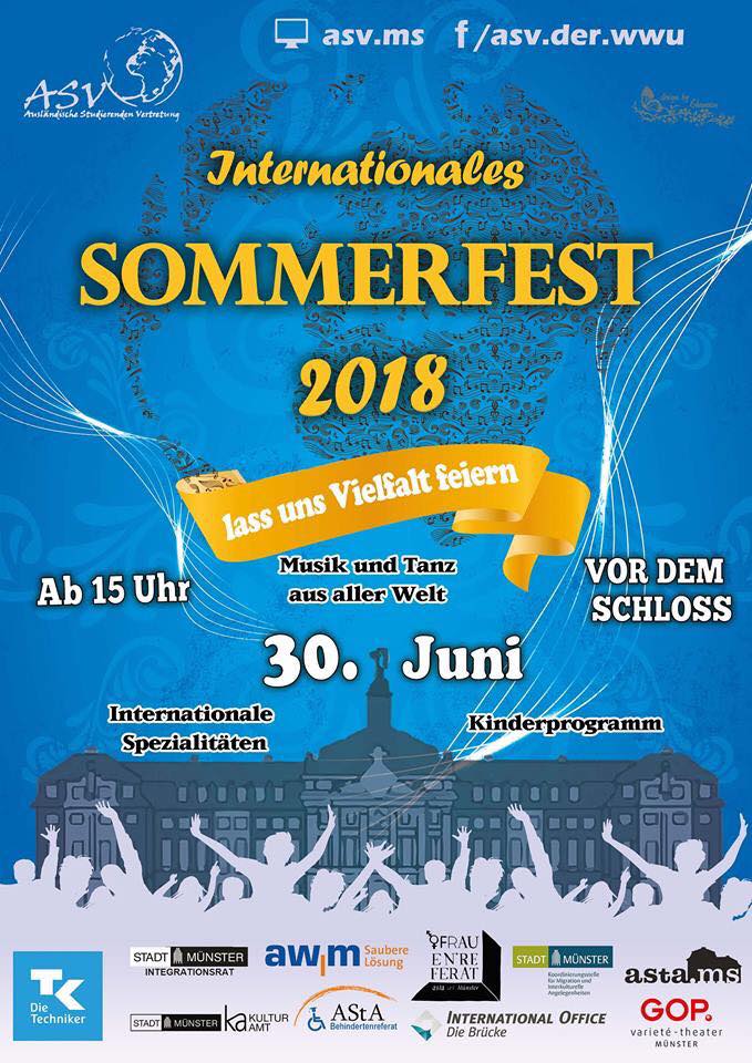 internationales sommerfest 2018 poster